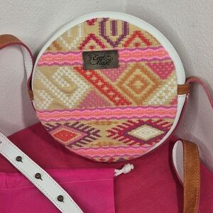 Ever Maya Canteen Crossbody Bag - The Madeline Stuart - Zunil Fabric Limited Ed.